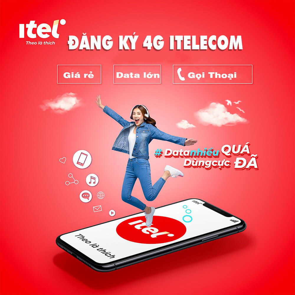 Cách đăng ký mạng ITelecom 4G nhận siêu ưu đãi !