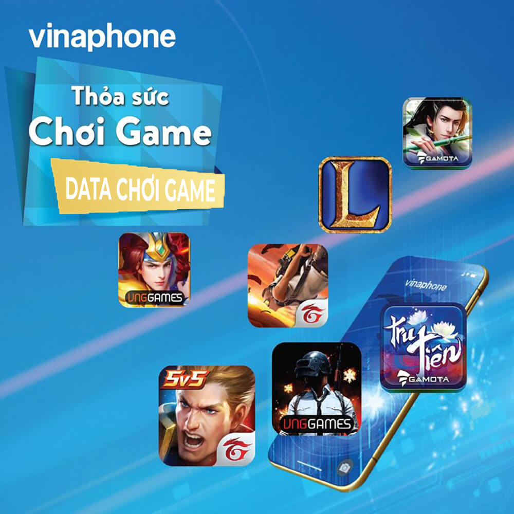 Gói cước chơi game của Vinaphone tốc độ nhanh nhất – Giá cực rẻ !