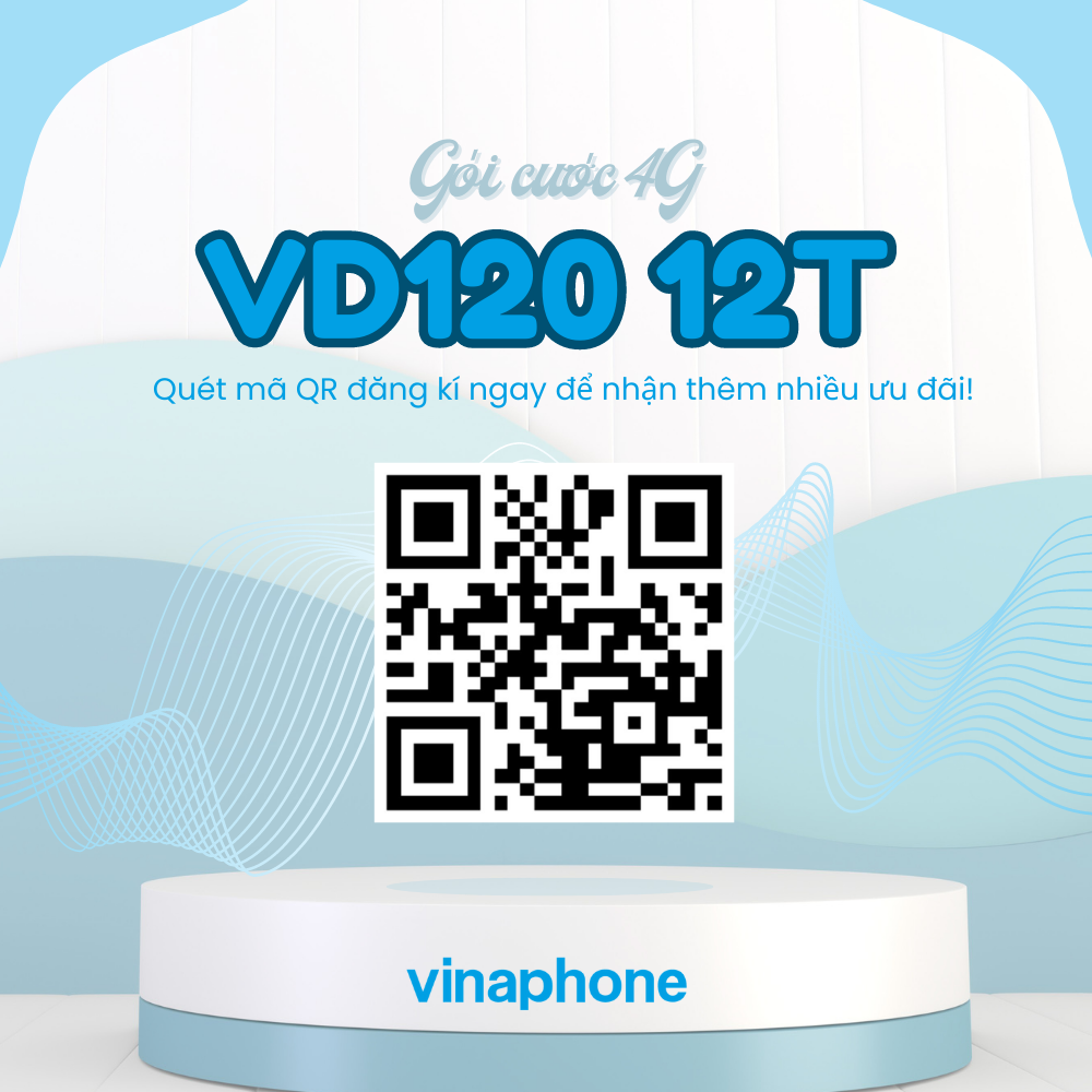 Đăng kí gói 4G VinaPhone 12T có ngay 150GB, 1600 phút gọi thoại!
