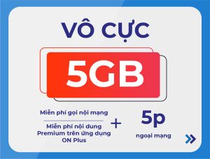 Gói VOCUC Vinaphone giá 10K 1 ngày 5GB Data & gọi thoại Free